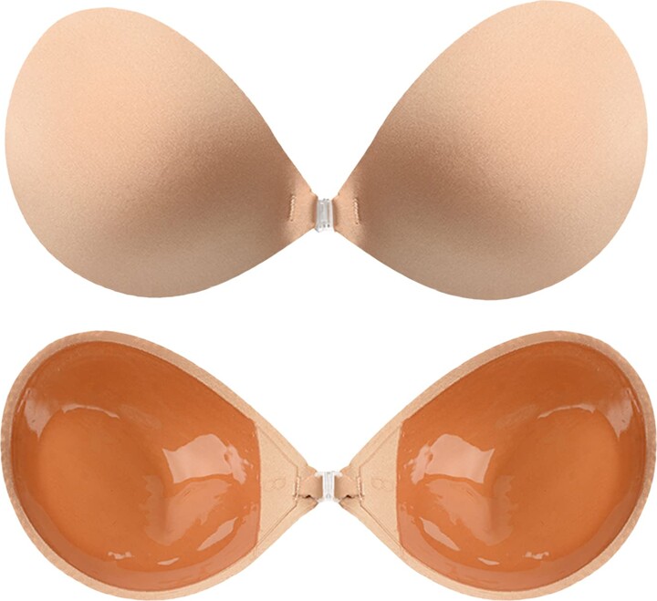 VIVISOO Strapless Sticky Bra Push up Nipple Covers Invisible