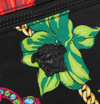 Versace Printed Nylon Belt Bag - Men - Black