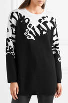 Thumbnail for your product : Valentino Intarsia Cashmere Sweater - Black