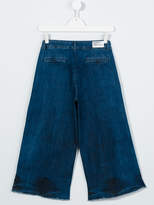 Thumbnail for your product : Diesel Kids stretch denim culotte trousers