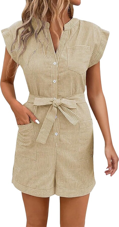 Blue Striped Shorts And Striped Bodysuit Outfits Hahuha Casual