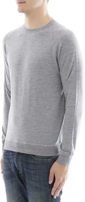 Gran Sasso Grey Wool Sweatshirt