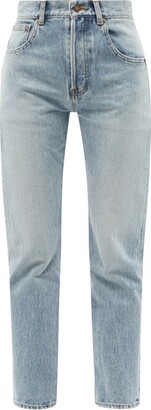 Saint Laurent High-rise Straight-leg Jeans