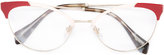 Miu Miu Eyewear - lunettes à monture papillon