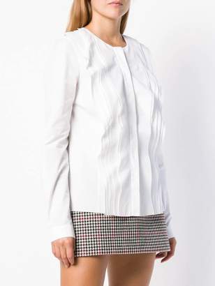 Lanvin ruffle front blouse