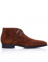 Thumbnail for your product : Magnanni Suede Monk Strap Boots