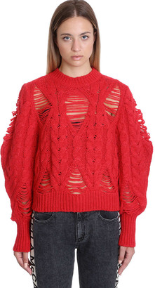Stella McCartney Knitwear In Red Wool