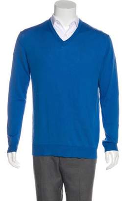 Calvin Klein Collection Long Sleeve V-Neck Sweater Long Sleeve V-Neck Sweater
