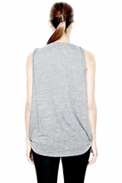 Thumbnail for your product : Lauren Moshi Effie Rock and Roll Muscle Tank in Heather Grey