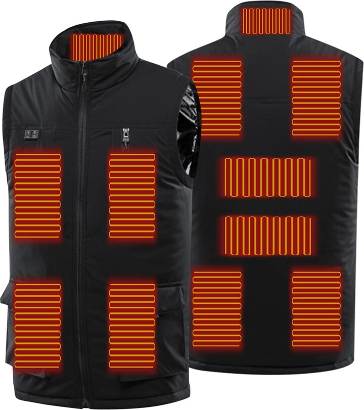 Blandoom 2023 Long Sleeve Thermal Vests for Men Uk with Multi Heating