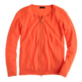 Thumbnail for your product : J.Crew Collection cashmere zip cardigan
