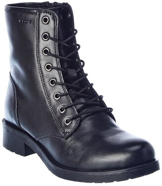 Geox Rawelle Leather Boot - ShopStyle