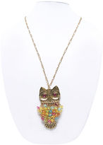 Thumbnail for your product : Wet Seal Colorful Bead Owl Long Necklace