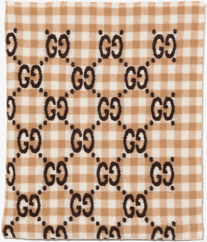 Gucci Children Baby Brown Monogram Square Blanket ShopStyle
