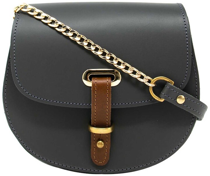 Leather Crossbody Saddle Bag | Shop the world's largest collection 