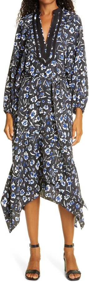 Puff Long Sleeve Tunic Dress - ShopStyle