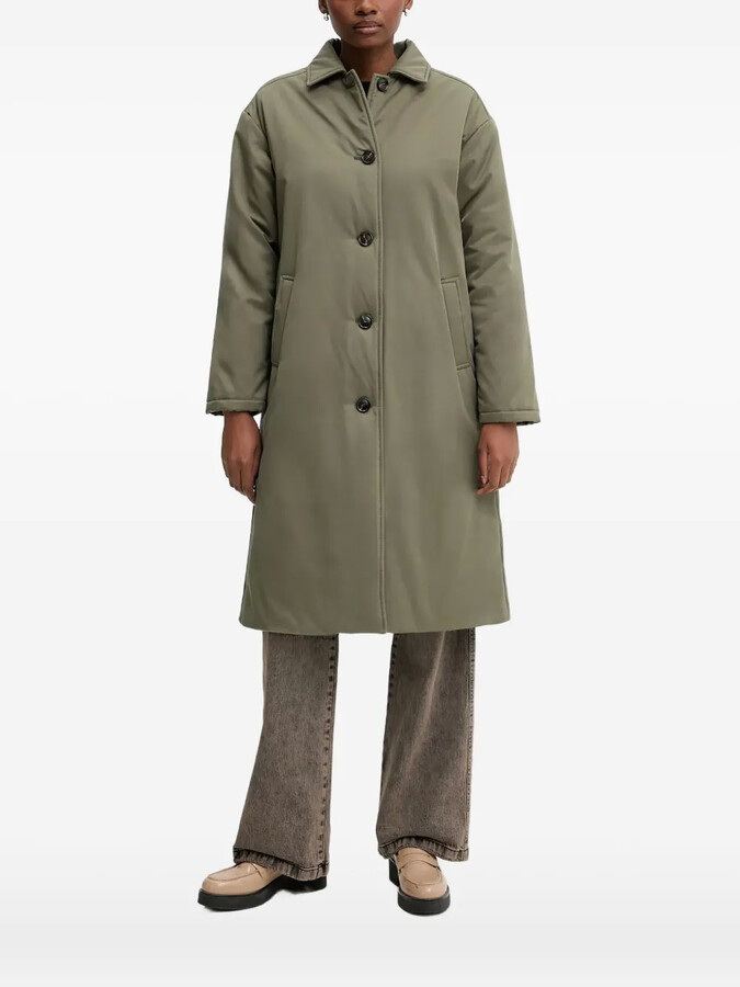 Benetton Button-Fastening Coat