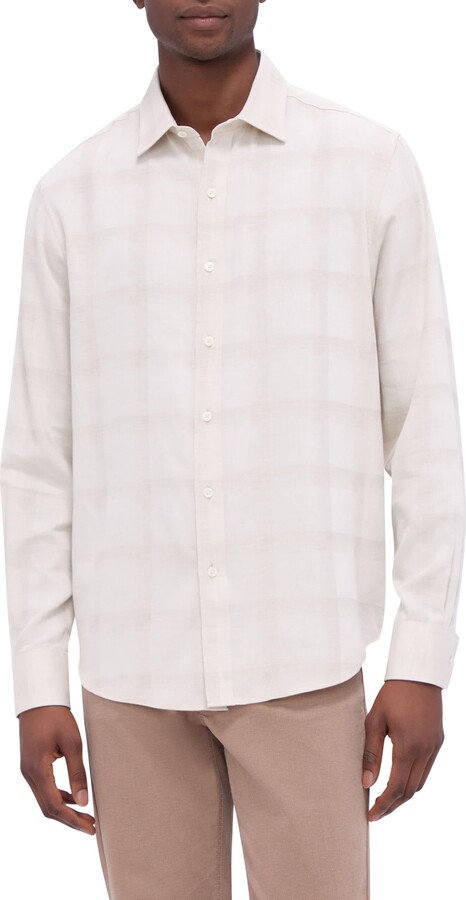 Bugatchi Julian Shaped Fit Plaid Button-Up Shirt