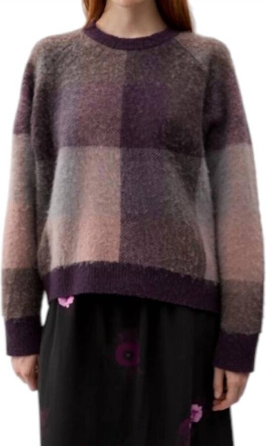 Rodebjer Anais Knitted Sweater In Wine