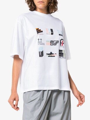 Prada Multicolour Print Short Sleeve T-Shirt