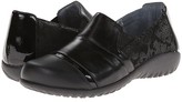 Thumbnail for your product : Naot Footwear Miro (Black Lace Nubuck/Metallic Road Leather/Black Madras Leather/Jet) Women's Flat Shoes