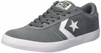 grey leather converse