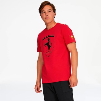 Puma Scuderia Ferrari Big Shield Men's Tee - ShopStyle Activewear Shirts