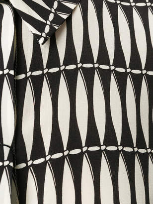 Lanvin tile pattern shirt