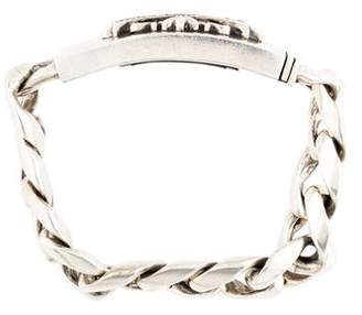 Chrome Hearts Diamond Curb Chain Bracelet