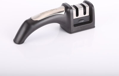 Ergo Chef Fastedge Pull Through Knife Sharpener, 2 stage, Black