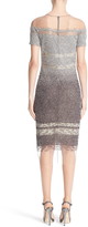 Thumbnail for your product : Pamella Roland Signature Sequin Cap Sleeve Cocktail Dress
