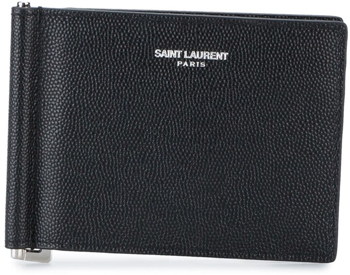Saint Laurent crocodile-embossed Money Clip Wallet - Farfetch