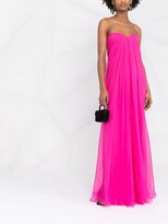 Thumbnail for your product : Alexander McQueen Draped Silk-Chiffon Dress