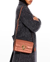 Thumbnail for your product : Coach 1941 Studio Croc-Embossed Shoulder Bag