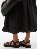 Thumbnail for your product : Batsheva Natasha Bow-ties Faille Midi Skirt - Black