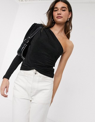 Only Becca one shoulder ruched top