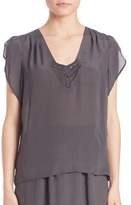 Thumbnail for your product : SET Embroidered V-Neck