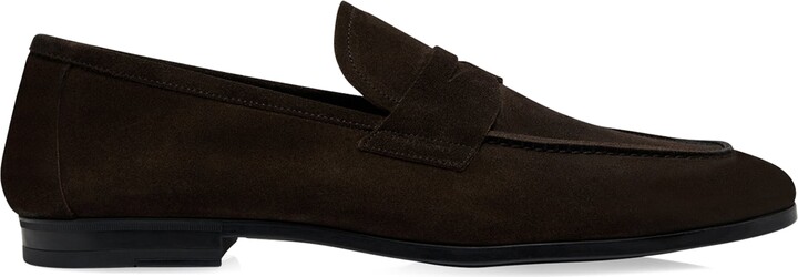 Tom Ford Suede Sean Penny Loafers