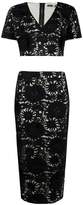 Thumbnail for your product : boohoo Floral Applique Midi Skirt Co-Ord