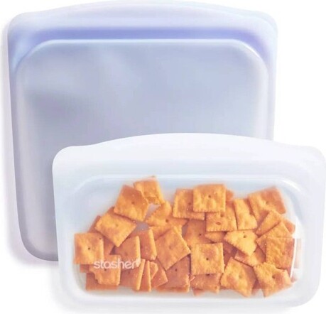 Stasher StasherPremiumSiliconeReusableFoodStorageSandwich&SnackSet-2pk