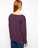 Thumbnail for your product : Chinti & Parker Boat Neck Striped Long Sleeve T-Shirt