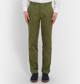 Thumbnail for your product : Kitsune Maison Cotton-Twill Trousers