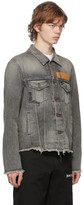 Thumbnail for your product : Palm Angels Grey Venice Denim Jacket