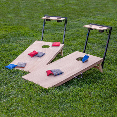 Triumph Sports Triumph 2x4 Integrated LED Cornhole Caddy Set