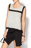 Thumbnail for your product : Collective Concepts Tweed Print Top