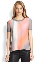Thumbnail for your product : Elie Tahari Silk-Front Top