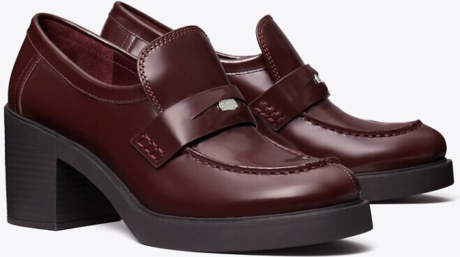 Classic Heeled Lug Loafer