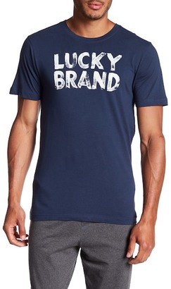 Lucky Brand Short Sleeve Logo Tee