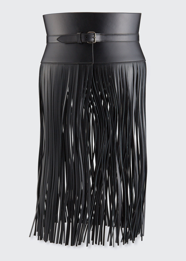 alaia fringe belt
