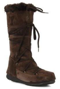 Moon Boot Women's Butter Fur Lining Boots In Brown - Size 2.5